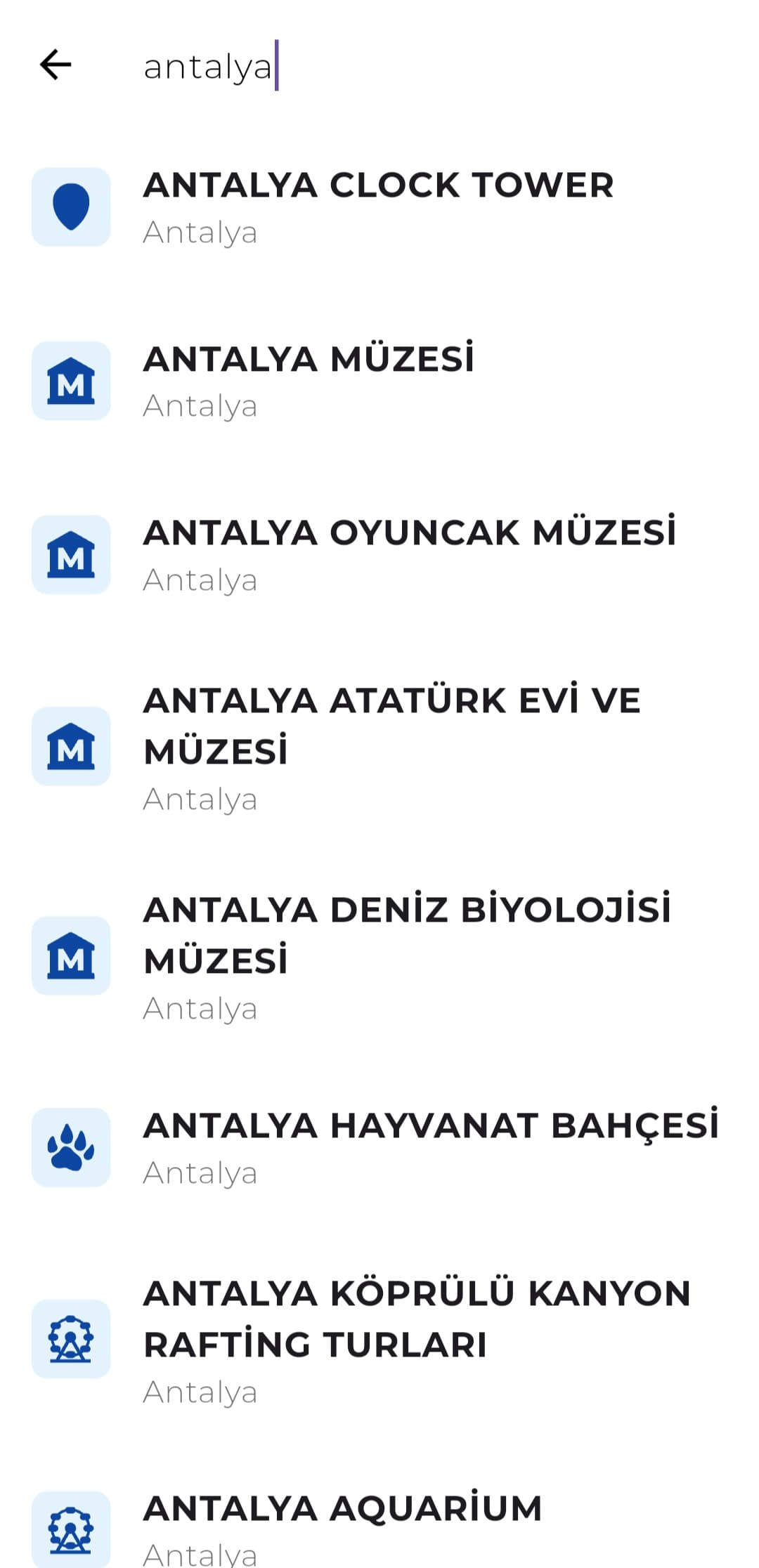 Yer detayları